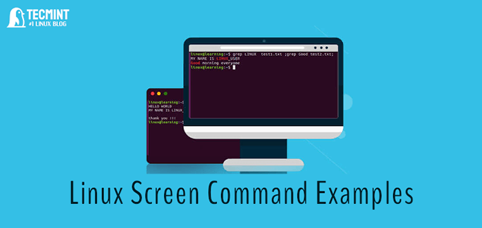 Introdução ao comando Linux Screen [20 exemplos úteis]